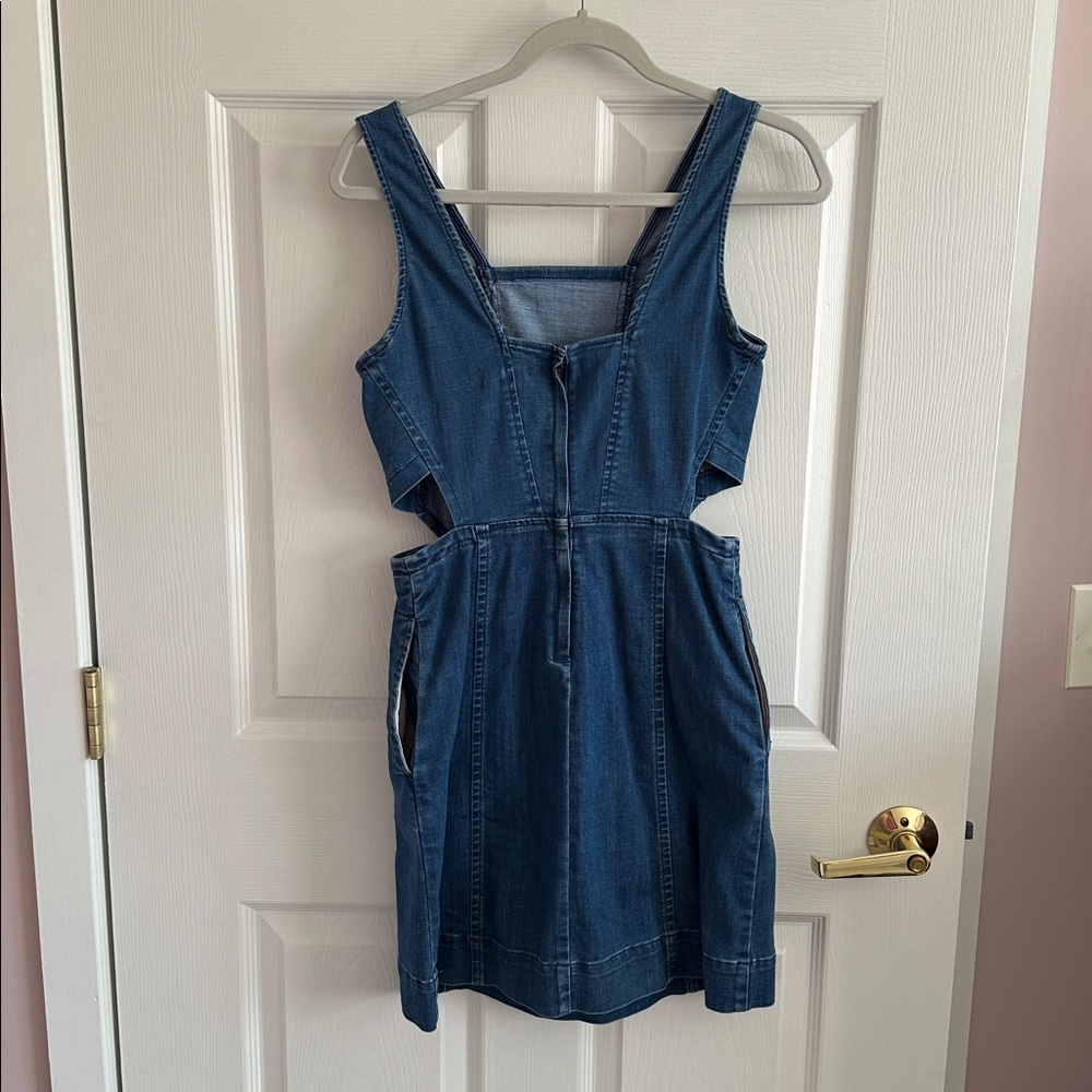 Madewell Denim dress with cutouts - Picture 4 of 4
